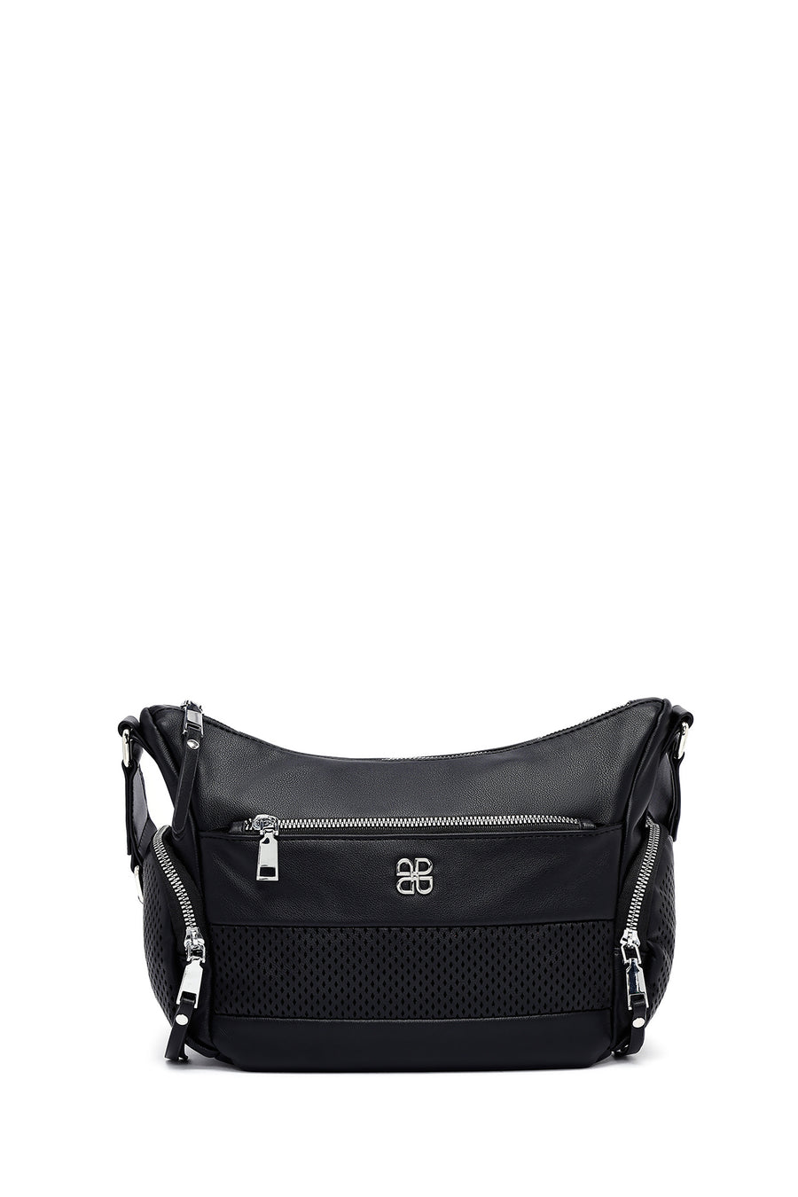 Women's Black Long Strap Crossbody Bag