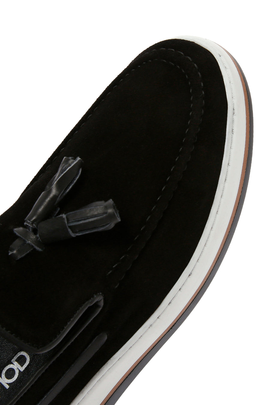 Erkek Siyah Süet Deri Casual Loafer