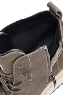 Male Mink Zip Closure Nubuck Leather Sport Boots | Derimod