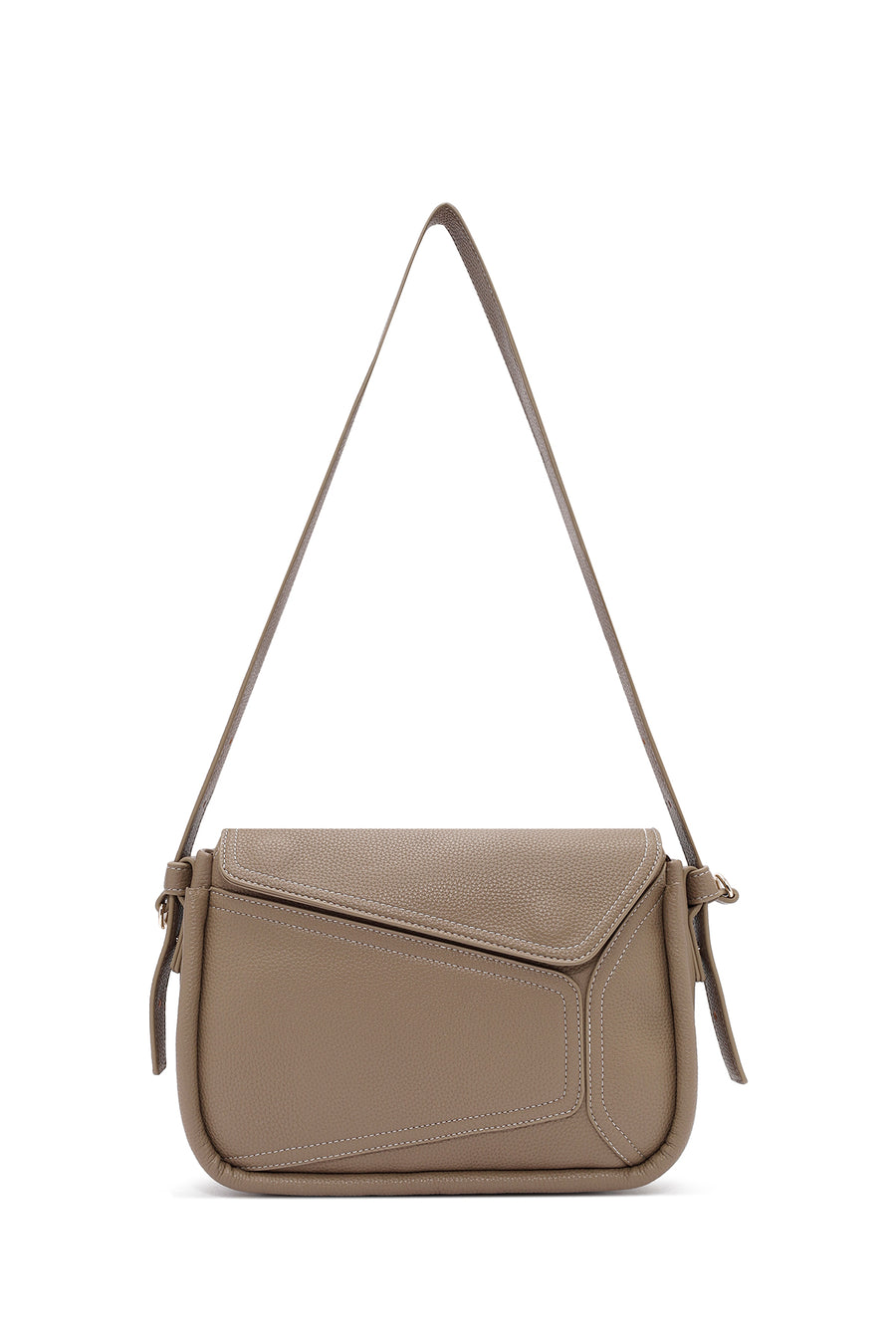 Women's Beige Long Strap Crossbody Bag