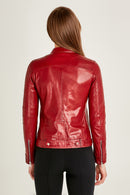 Mystery Women's Leather Jacket | Derimod