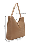 Woman Mink Printed Shoulder Bag | Derimod