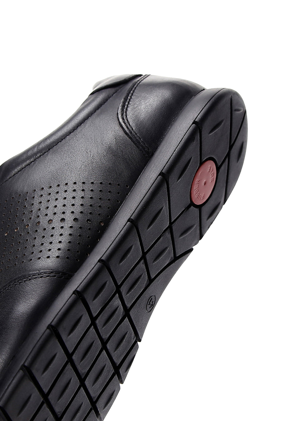 Erkek Siyah Deri Casual Sneaker