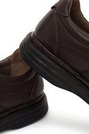 Male Brown Lace-up Leather Casual Shoes | Derimod