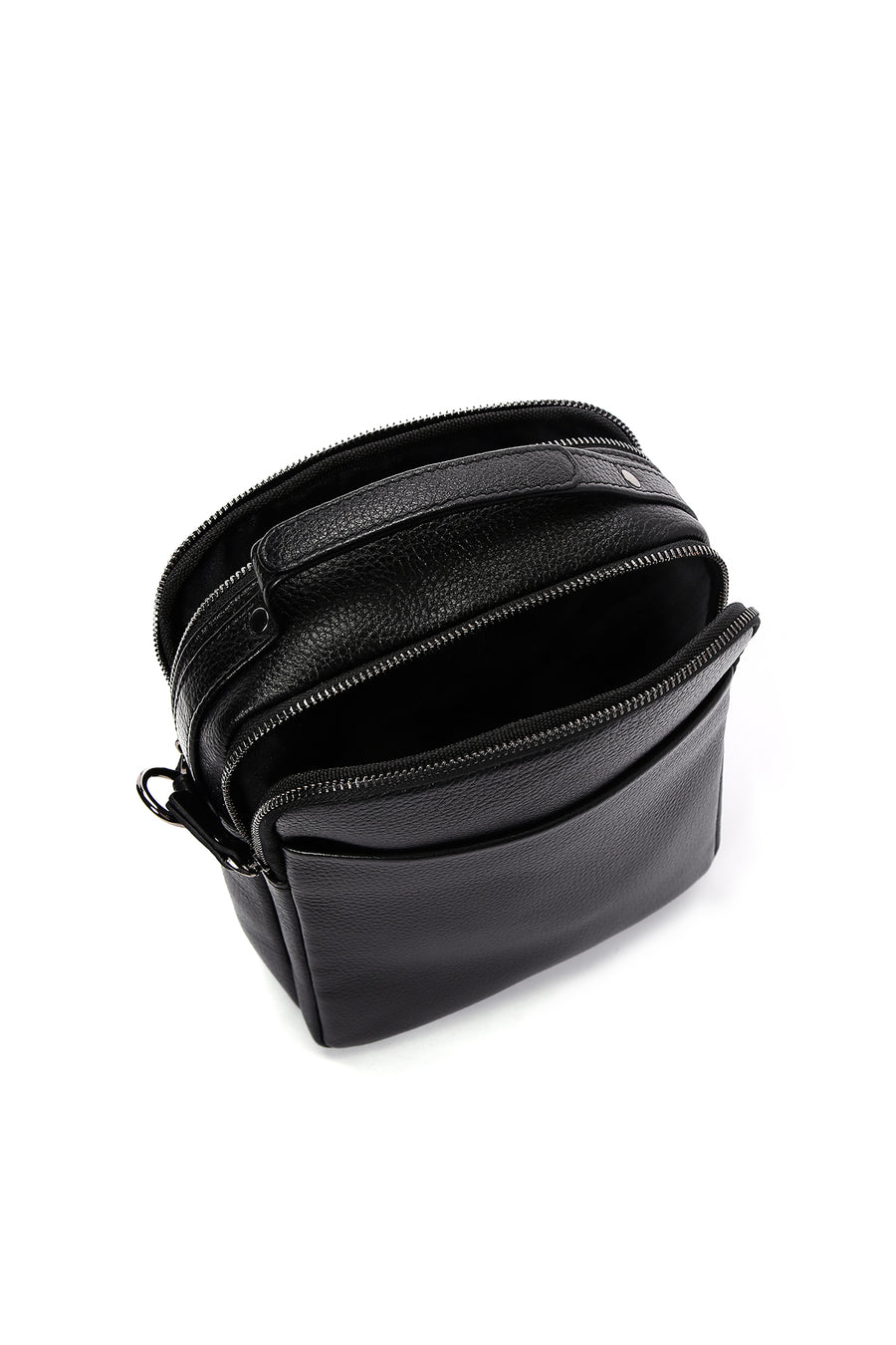 Men's Black Messenger Bag