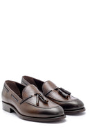 Men's Leather Tassel Detailed Loafer | Derimod