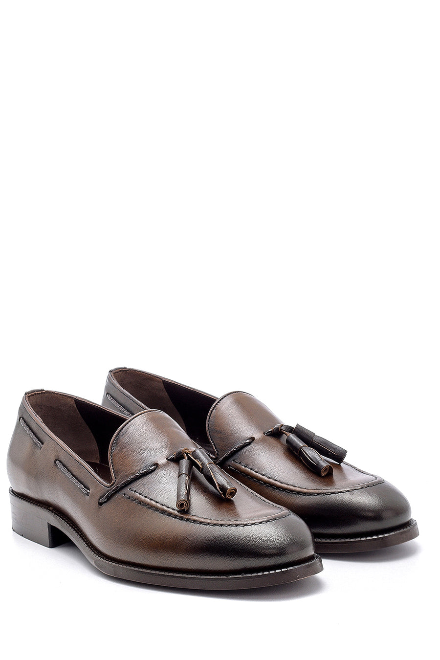 Men's Leather Tassel Detailed Loafer