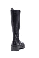 Women's Leather Zippered Boots | Derimod