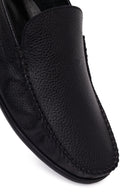 Erkek Siyah Deri Loafer | Derimod