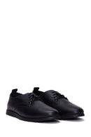 Women's Black Lace-Up Leather Comfort Shoes | Derimod