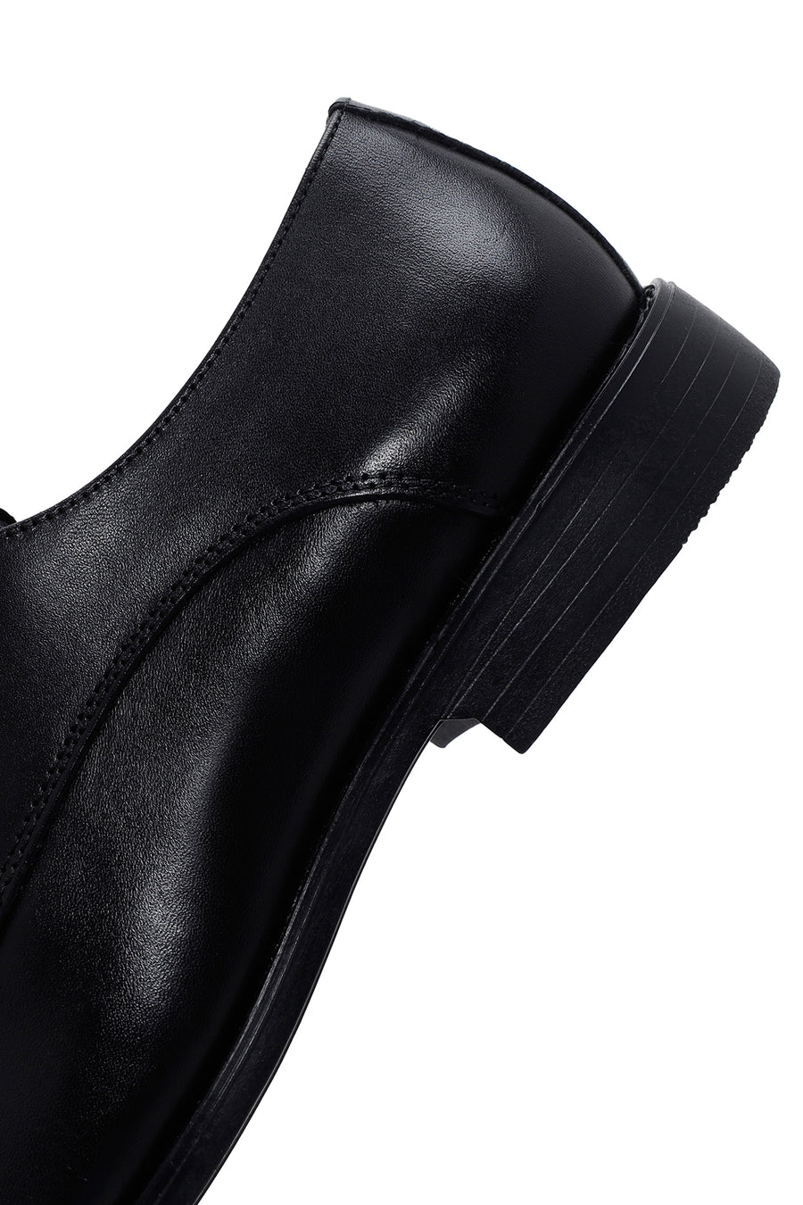 
Men's Black Lace-Up Leather Classic Shoes

