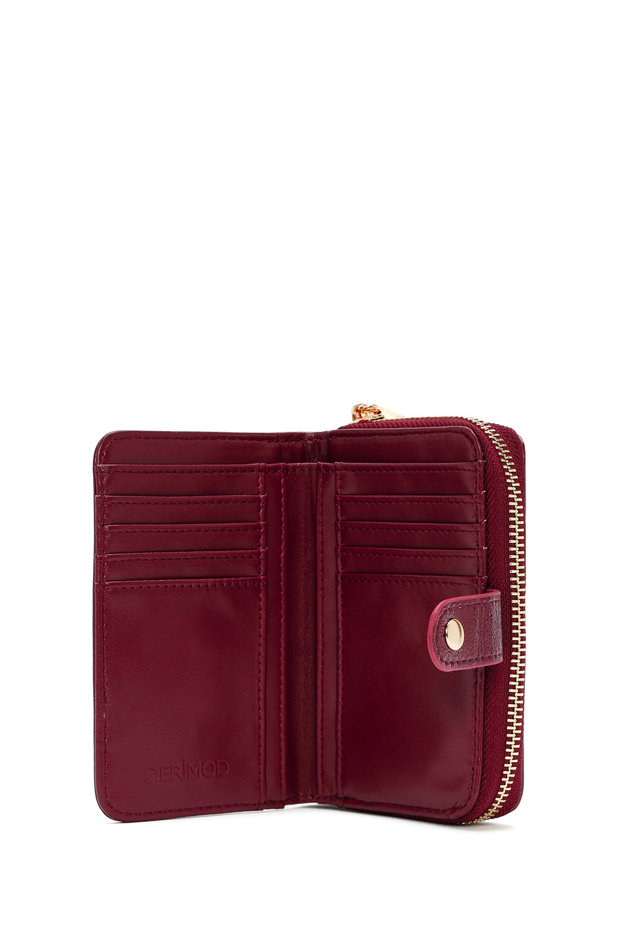Women's Burgundy Patent Leather Wallet
