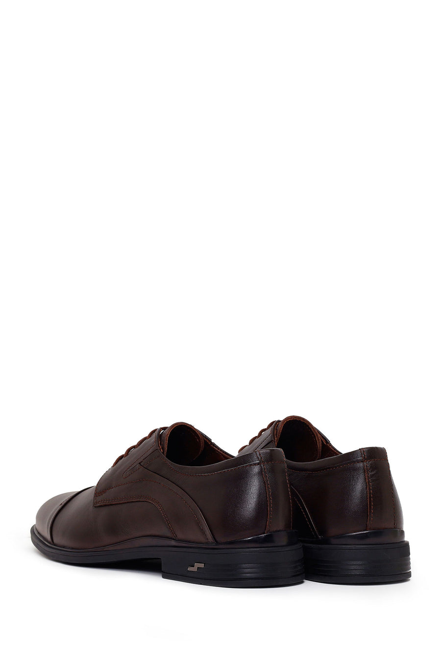 Male Brown Lace-up Leather Casual Shoes