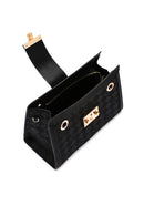 Women's Black Long Strap Printed Shoulder Bag | Derimod