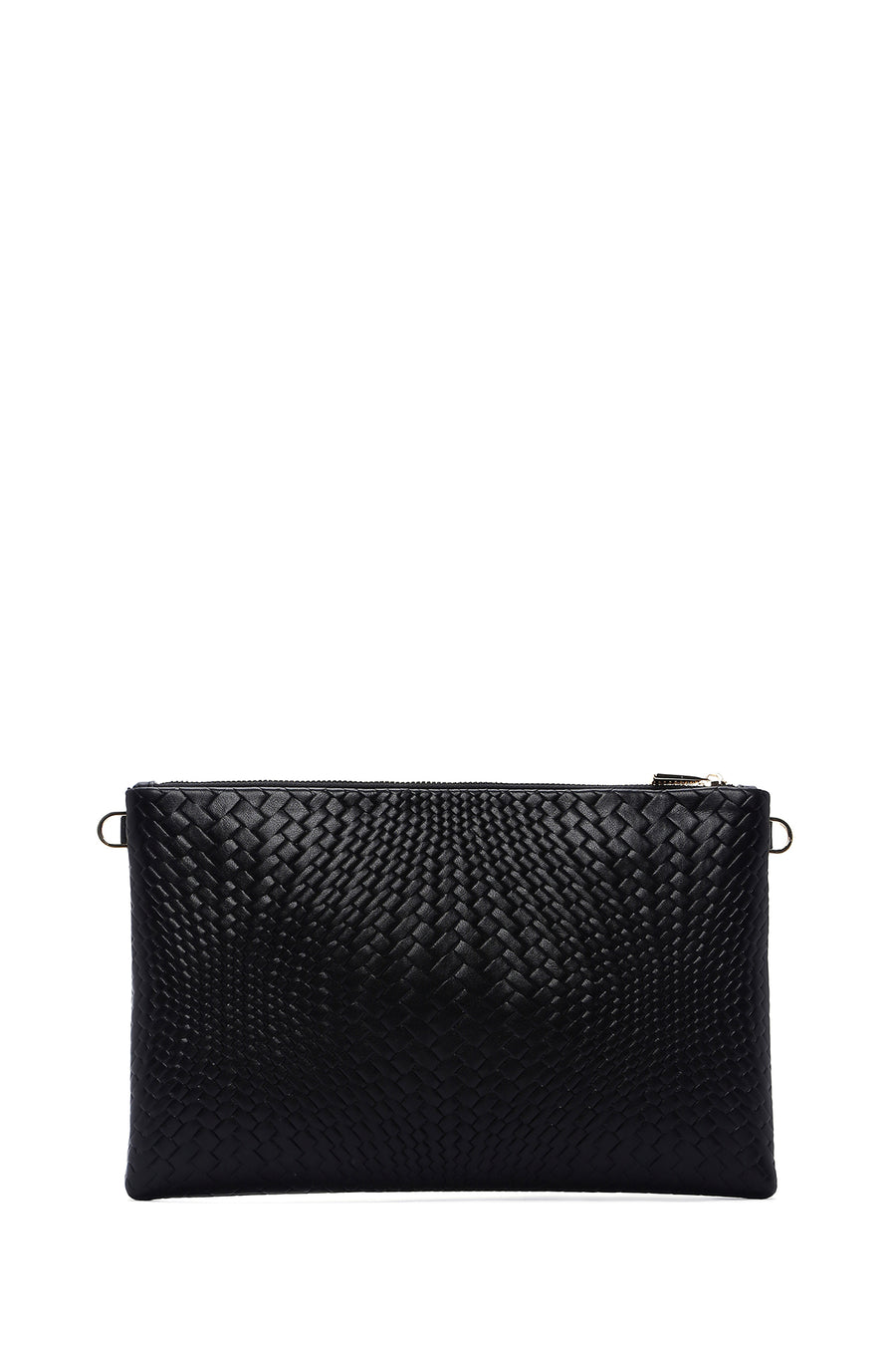Women's Black Printed Portfolio Bag