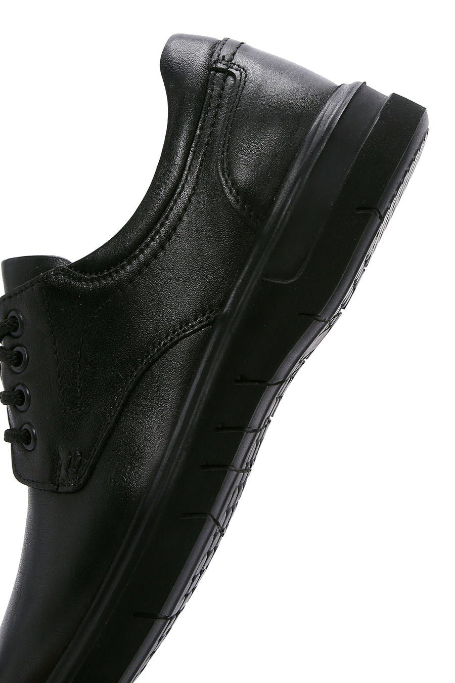 Men's Black Leather Casual Shoes