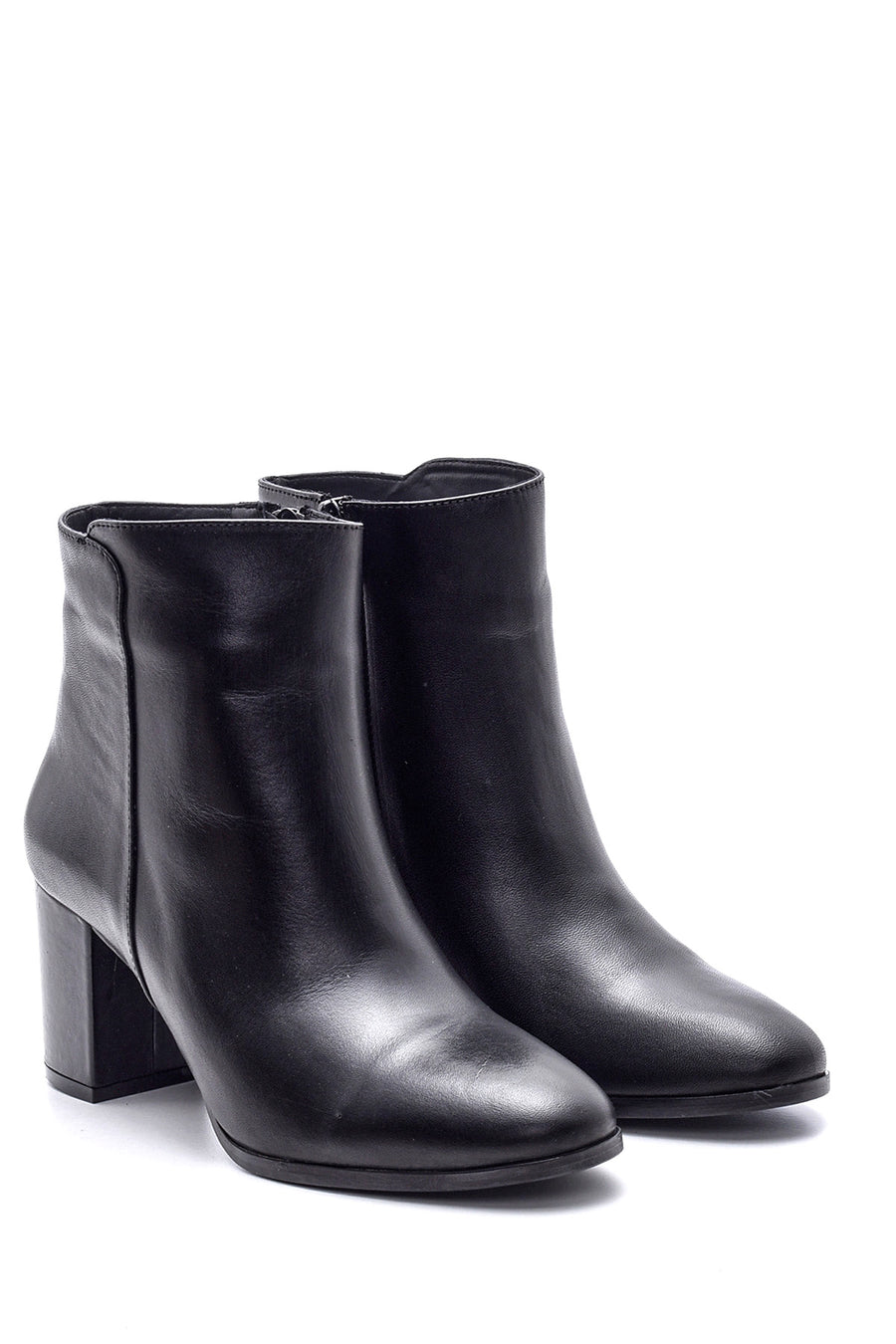 Women's Heeled Leather Boots
