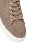 Erkek Bej Bağcıklı Süet Deri Sneaker | Derimod