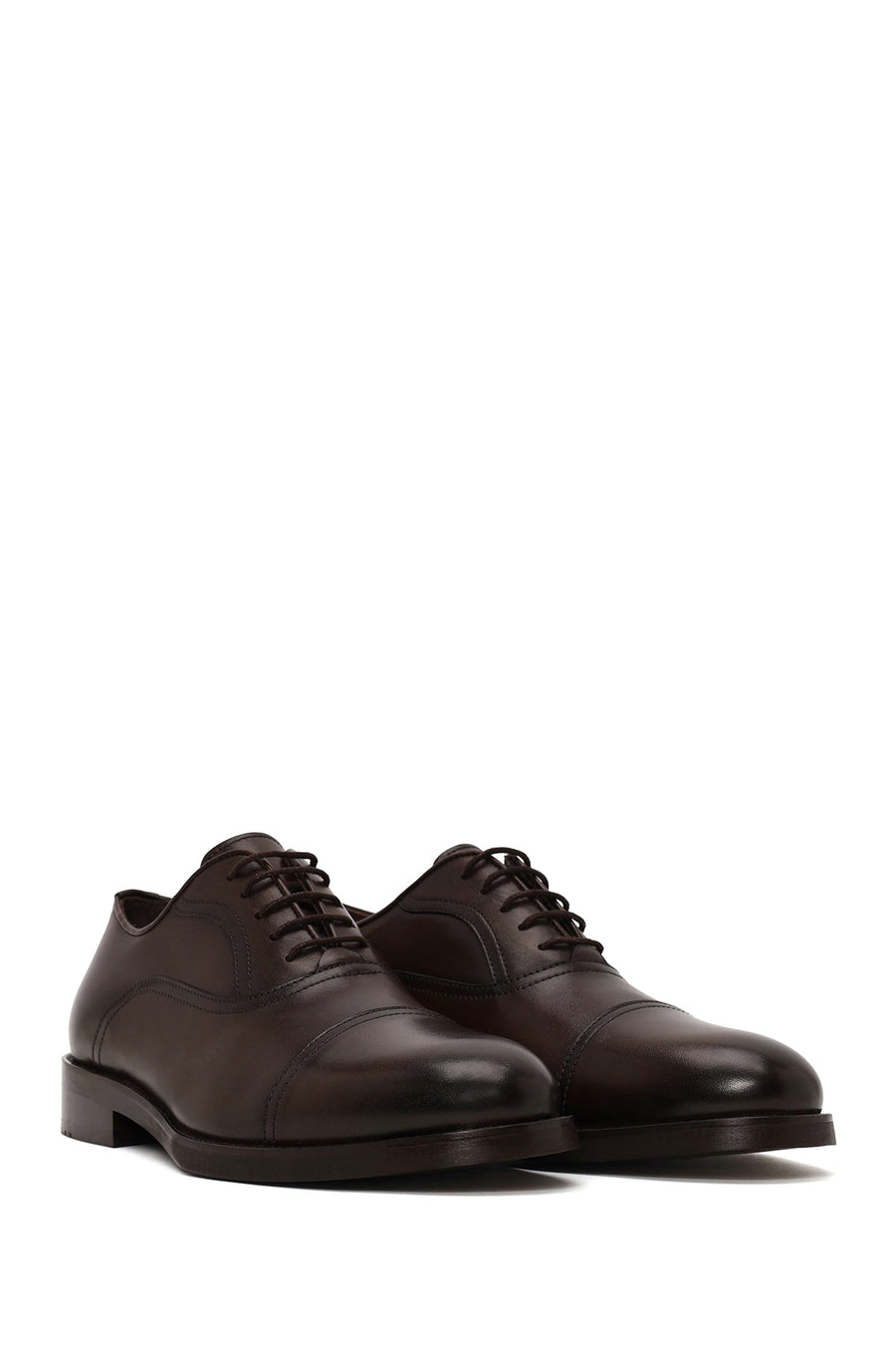 Male Brown Lace-up Leather Casual Shoes