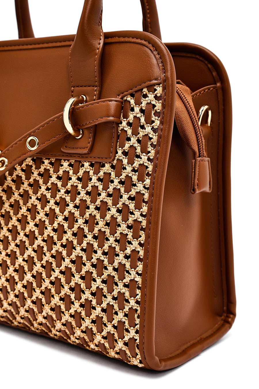 Woman Brown Long Shoulder Bag
