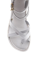 Women's Ankle Strap Leather Sandals | Derimod