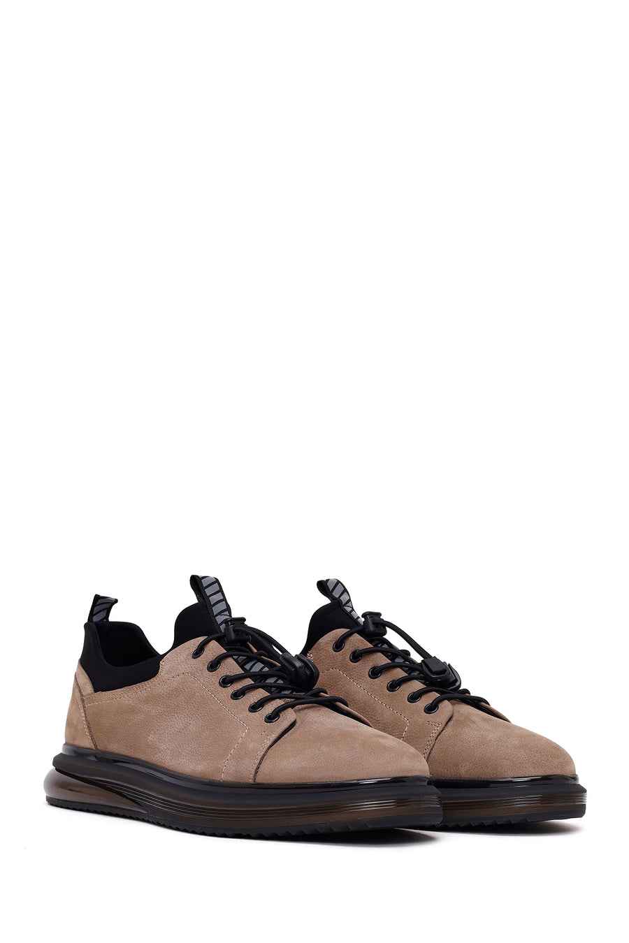 Male Mink Lace-Up Suede Casual Sneaker