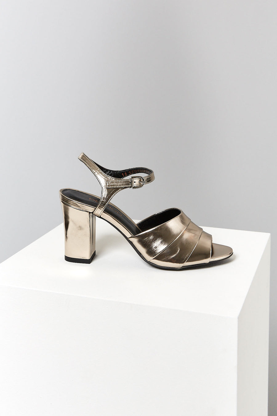 Ankle Strap Women's Heeled Leather Sandals