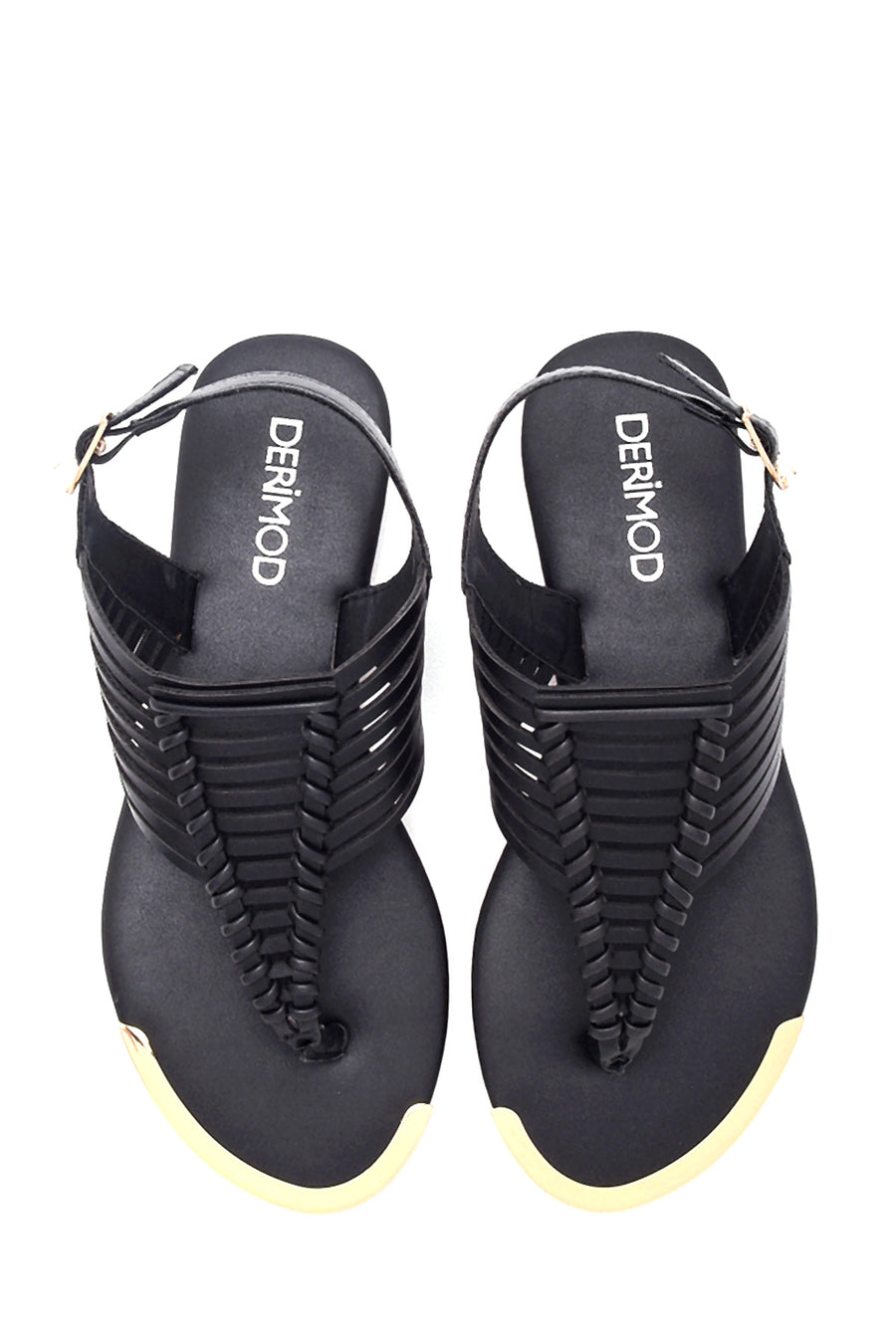 Women's Black Flip Flops Sandals