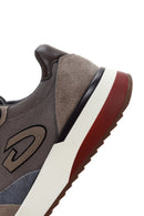 Alberto Guardiani Men's Mink Winner Thick Soled Leather Sneaker | Derimod