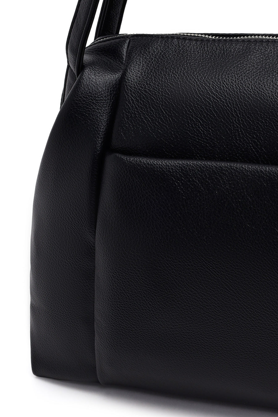 Woman Black Long-Strap Shoulder Bag
