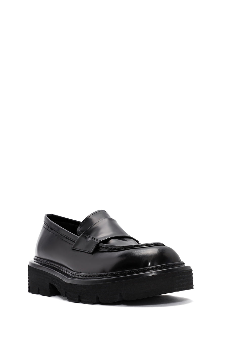 Erkek Siyah Deri Casual Loafer