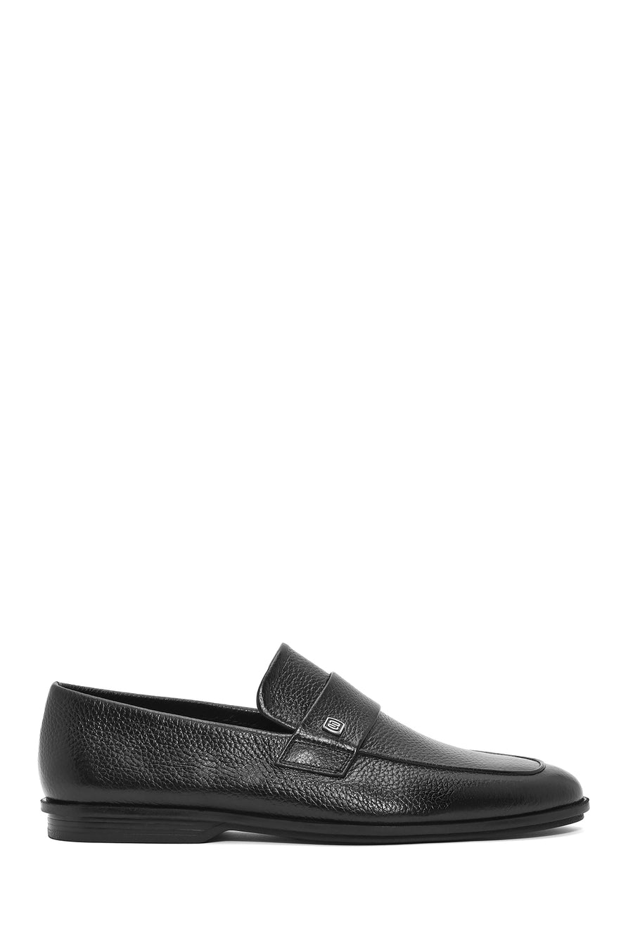 Men's Black Leather Casual Loafer 25SFD6025FT | Derimod