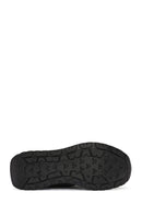Men's Black Lace-Up Fabric Sneakers | Derimod