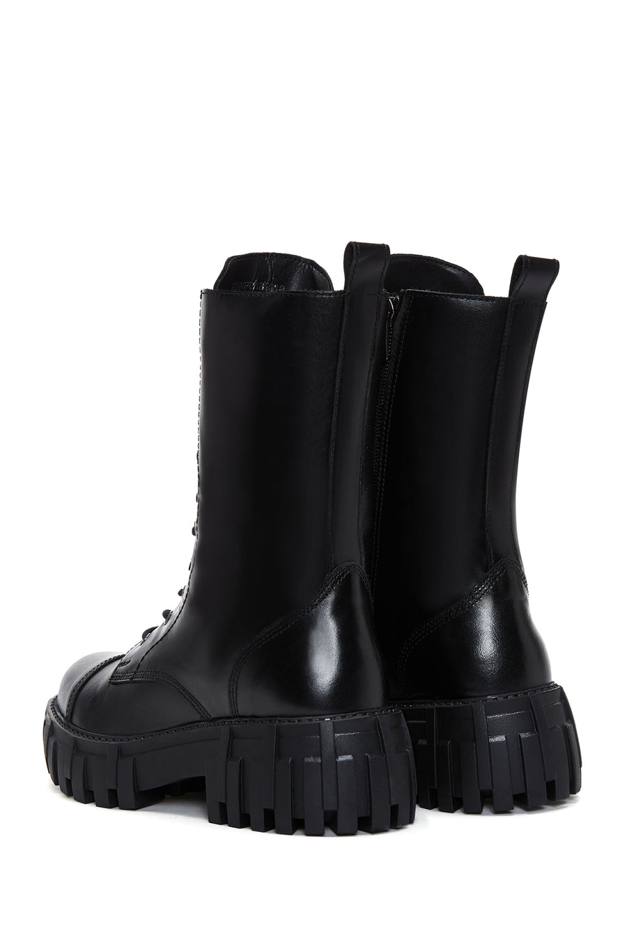 Women's Black Leather Boots