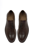 Derimod Black Male Brown Lace-Up Leather Classic Shoes | Derimod