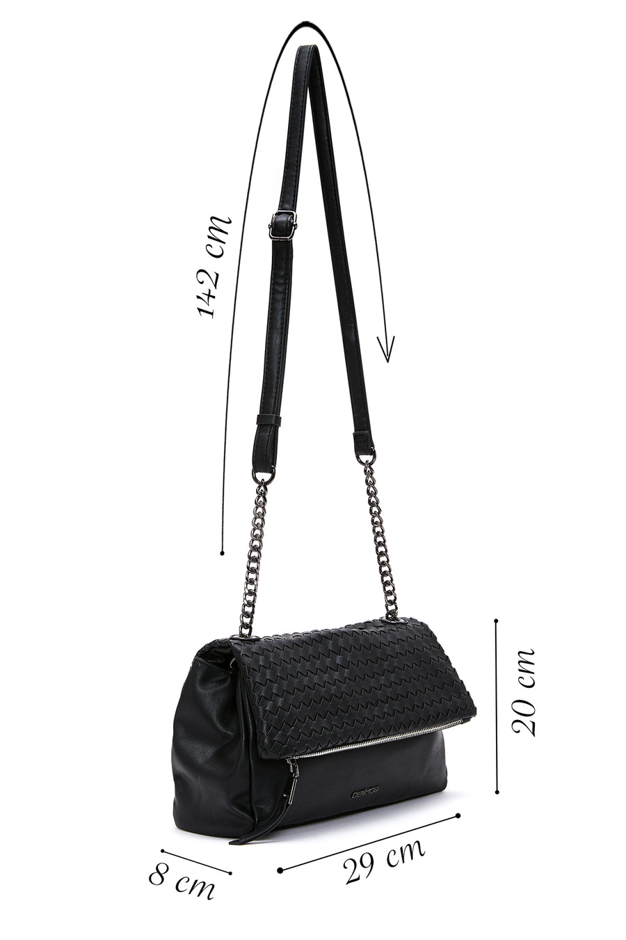 Women's Black Crossbody Bag