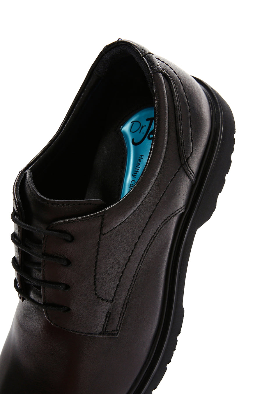 Men's Black Lace-up Leather Casual Shoes