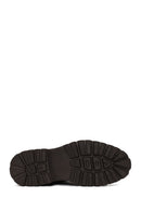 Male Brown Lace-up Thick-soled Suede Boots | Derimod