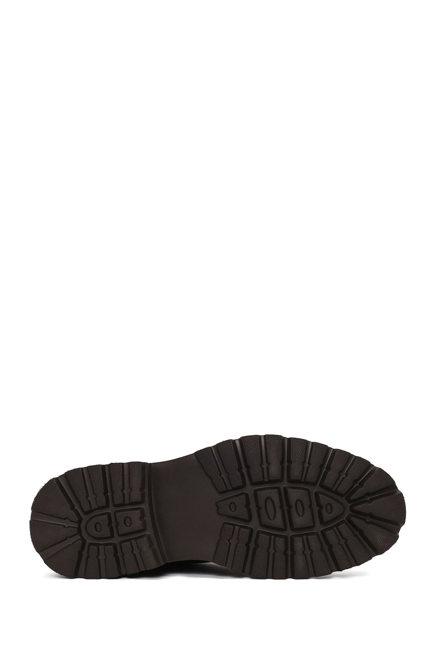 Male Brown Lace-up Thick-soled Suede Boots