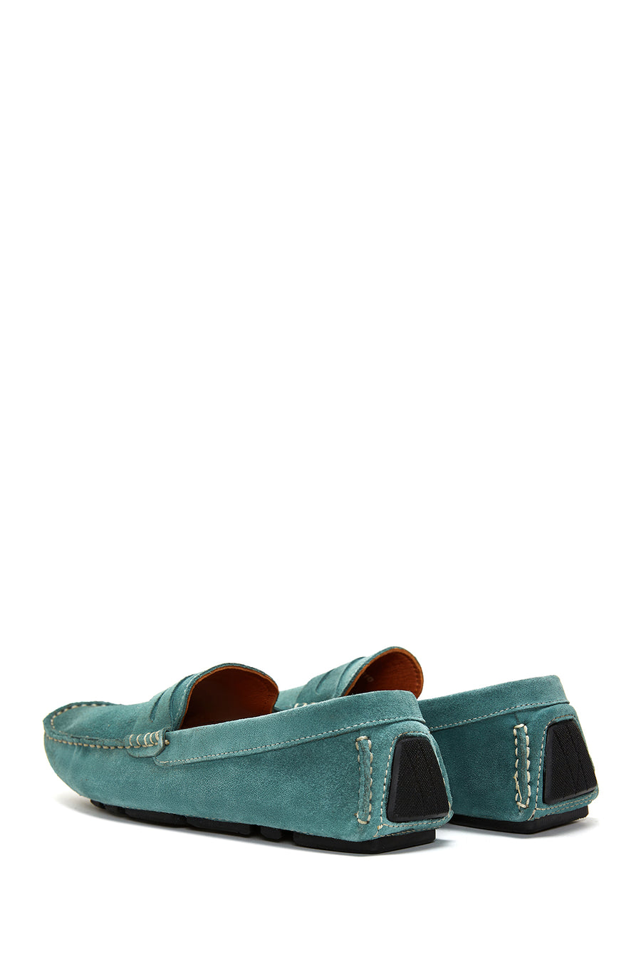 Men's Blue Suede Leather Casual Loafer