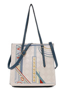Women's Multicolored Long Strap Printed Shoulder Bag | Derimod