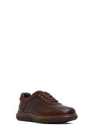 Men's Brown Lace-Up Leather Sneaker | Derimod