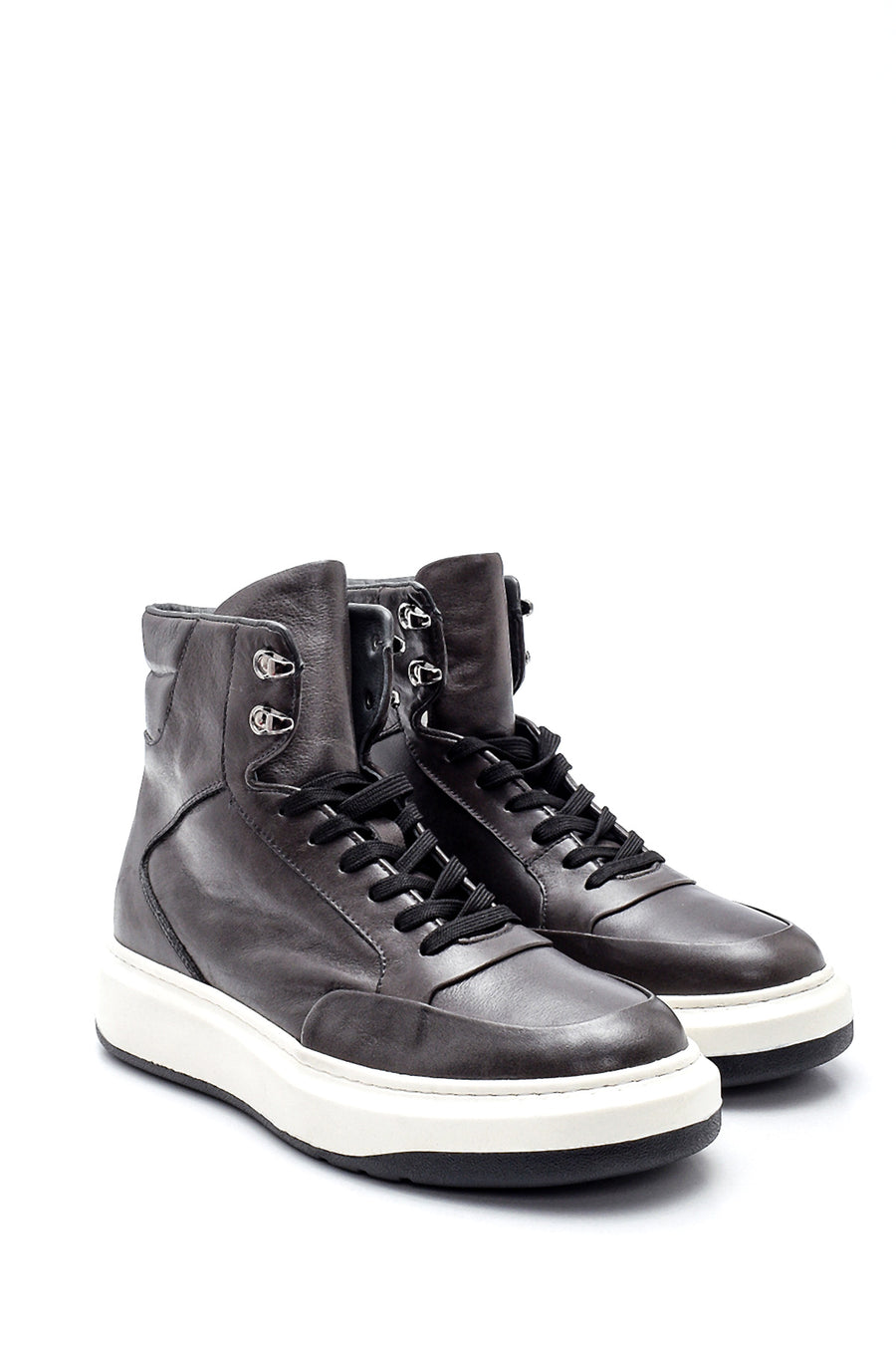 Men's Leather High-top Sneaker