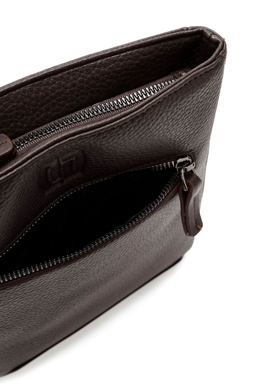 Men's Brown Casual Crossbody Bag