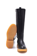 Women's Leather Thick Sole Boots | Derimod