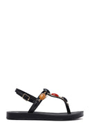 Women's Black Peep Toe Sandals | Derimod