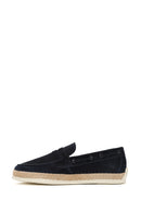 Erkek Lacivert Süet Deri Casual Loafer | Derimod