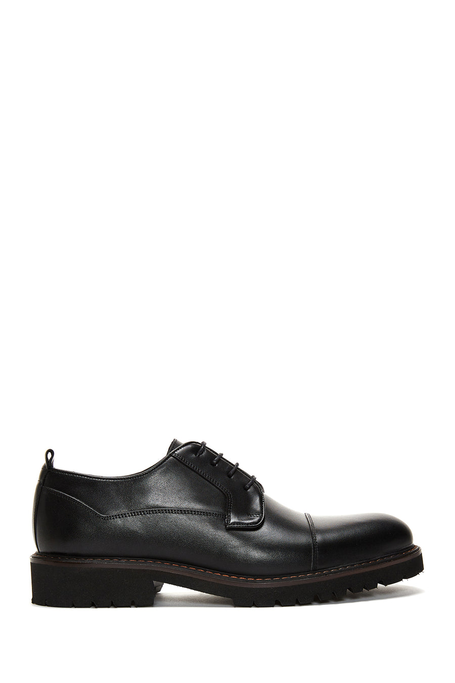 Men's Black Leather Casual Shoes 22WFD602818 | Derimod