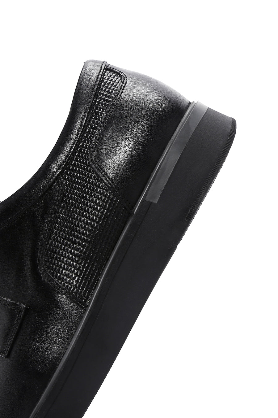Men's Black Leather Casual Shoes