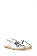 Women's Espadrille with Floral Detail | Derimod